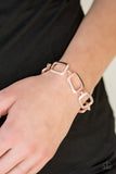 Basic Geometry - Rose Gold Bracelet ~ Paparazzi Bracelets