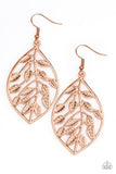 Lay It On The Vine - Copper Earrings ~ Paparazzi