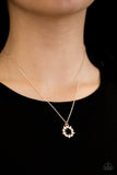Always Kiss Me Goodnight - Rose Gold Necklace ~ Paparazzi