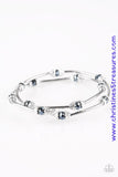 Into Infinity - Blue Coil Bracelet ~ Paparazzi