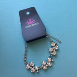 Old Hollywood - White Bracelet ~ Paparazzi