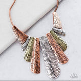 Untamed - Copper Necklace ~ Paparazzi Blockbusters