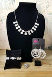 Over The Top Glamour - White Ring ~ Paparazzi Fashion Fix