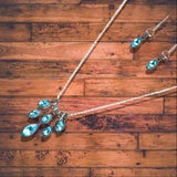 You Should See Me In A Crown - Blue Necklace ~ Paparazzi Life Of The Party
