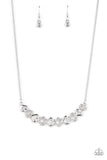 Sparkly Suitor/Attentive Admirer - White Set ❤️ Paparazzi