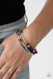 Tribal Spunk - Purple Bracelet ~ Paparazzi
