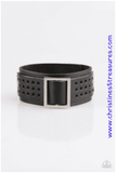 Urban Runner - Black Snap Bracelet ~ Paparazzi