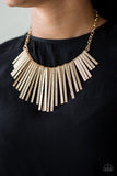 Welcome To The Pack - Gold Necklace ~ Paparazzi