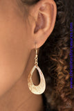 Been There Sheen That - Gold Earrings ~ Paparazzi