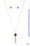 Belle Of The Ballroom - Purple Necklace ~ Paparazzi