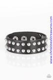 Biker Bold - Black Urban Bracelet ~ Paparazzi Bracelets