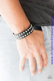 Biker Bold - Black Urban Bracelet ~ Paparazzi Bracelets