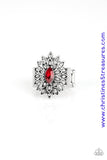 Blooming Fireworks - Red Ring ~ Paparazzi Rings