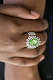 Castle Chic - Green Ring ~ Paparazzi Rings