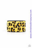 Cheetah Cabana - Yellow Bracelet ~ Paparazzi Bracelets