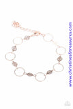 Dainty Delicacy - Rose Gold Bracelet ~ Paparazzi Bracelets