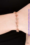Definitely Daisy - Copper Bracelet ~ Paparazzi