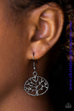 Dream Treehouse - Black Earrings ~ Paparazzi