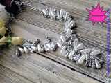 Dripping With Diva-Ttitude - White Necklace ~ Paparazzi Life Of The Party