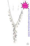 Dripping With Diva-Ttitude - White Necklace ~ Paparazzi Life Of The Party