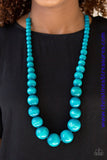 Effortlessly Everglades - Blue Necklace ~ Paparazzi