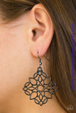 Elaborate Scheme - Black Earrings ~ Paparazzi