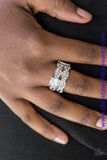 Fairytale Fabulous - White Ring ~ Paparazzi