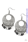 Far Off Horizons - Black Earrings ~ Paparazzi