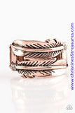 Fearless Flier - Copper Ring ~ Paparazzi