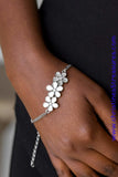 Flowering Fiji - White Bracelet ~ Paparazzi