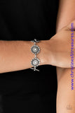 Funky Flower Child - White Bracelet ~ Paparazzi Bracelets