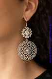Garden Mantra - Pink Earrings ~ Paparazzi