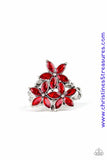 Gardenia Grandeur - Red Ring ~ Paparazzi