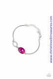 Glamorous Glow - Pink Bracelet ~ Paparazzi