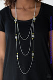 Hibiscus Hideaway - Yellow Necklace ~ Paparazzi