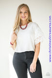 Humble Hustle - Red Bracelet ~ Paparazzi