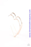 I Heart A Rumor - Rose Gold Earrings ~ Paparazzi