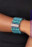 Island Soul - Blue Bracelet ~ Paparazzi Bracelets
