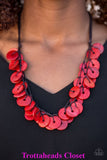 Jammin In Jamaica - Red Necklace ~ Paparazzi