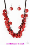 Jammin In Jamaica - Red Necklace ~ Paparazzi