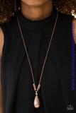 Just A Drop - Copper Necklace ~ Paparazzi