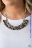 Killer Knockout Silver Necklace ~ Paparazzi