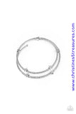 Let Freedom Bling - White Bracelet ~ Paparazzi Bracelets