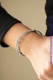 Let Freedom Bling - White Bracelet ~ Paparazzi Bracelets