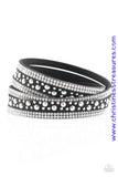 Limited Sparkle - Black Urban Snap Bracelet ~ Paparazzi