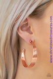 Live Wire - Copper Earrings ~ Paparazzi