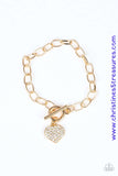 Lots Of Love - Gold Bracelet ~ Paparazzi