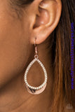 Make It Reign - Copper Earrings ~ Paparazzi