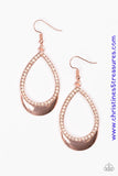 Make It Reign - Copper Earrings ~ Paparazzi