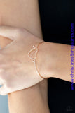 Make Yourself Heart - Rose Gold Bracelet ~ Paparazzi